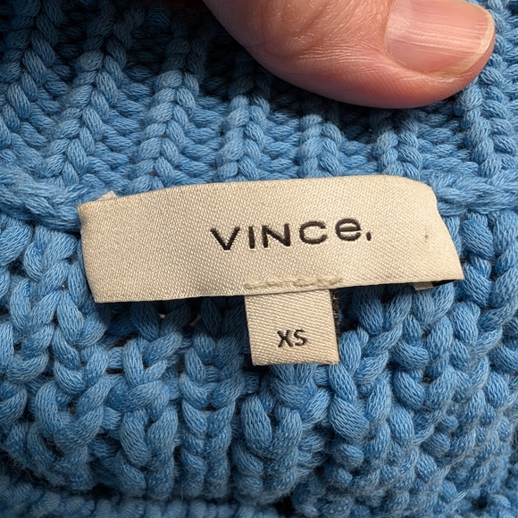 Vince Vibrant Blue Crew Neck Sweater - Picture 7 of 7